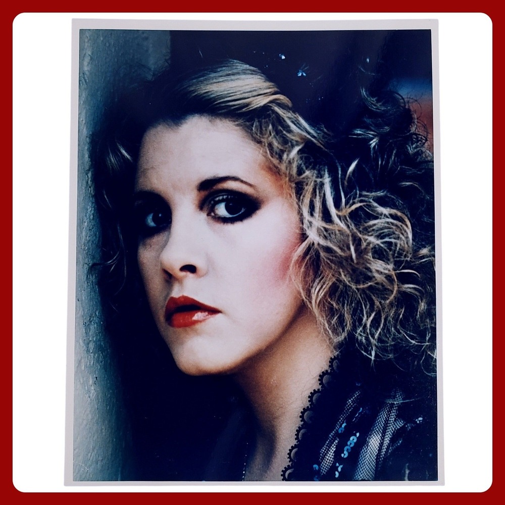 Stevie‎ Nicks Fleetwood Mac Headshot S&M Rock Photograph Portrait 8x10 Glossy 14